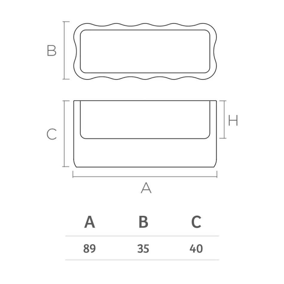 مزهرية خارجية من البولي إيثيلين الملون مصنوعة في إيطاليا - فوضوي Viadurini