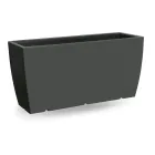 مزهرية خارجية مستطيلة من البولي إيثيلين، صنع في إيطاليا - ألبارون Viadurini