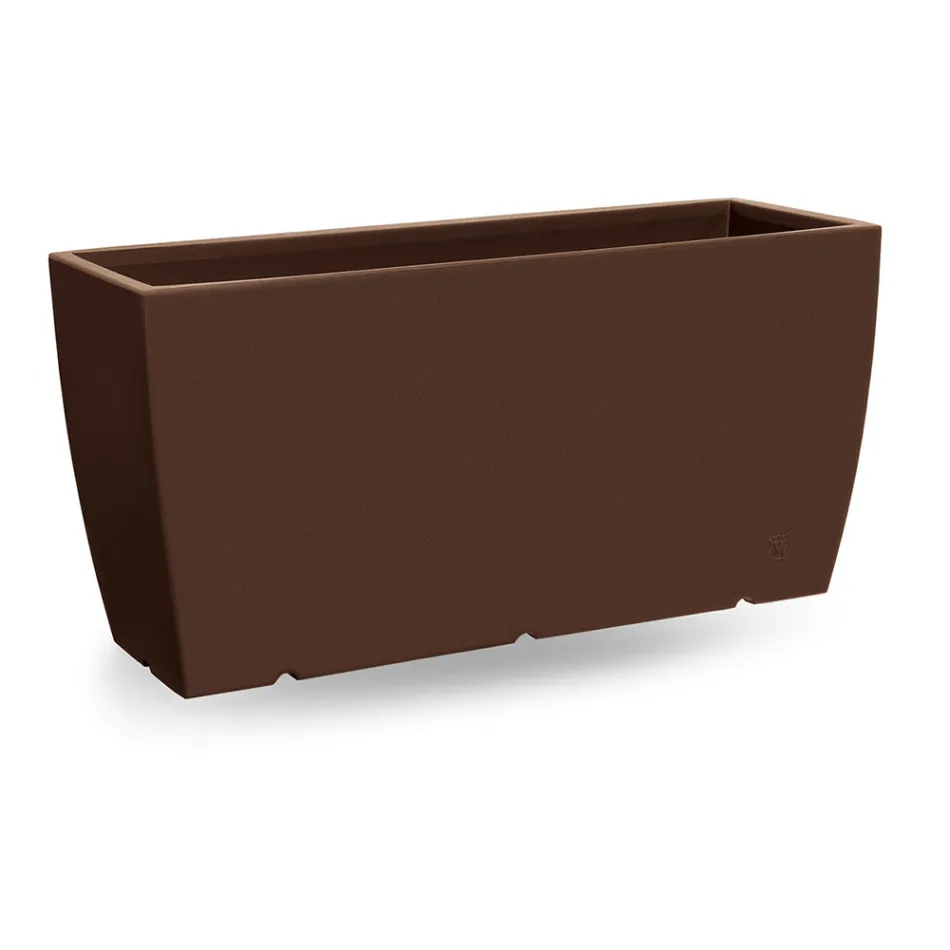 مزهرية خارجية مستطيلة من البولي إيثيلين، صنع في إيطاليا - ألبارون Viadurini