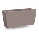 مزهرية خارجية مستطيلة من البولي إيثيلين، صنع في إيطاليا - ألبارون Viadurini