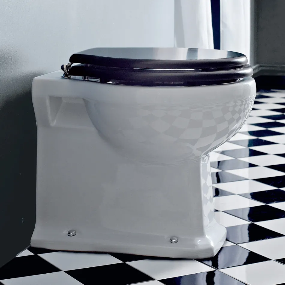 مزهرية أرضية بتصميم كلاسيكي، مثبتة على الحائط، مصنوعة من السيراميك الإيطالي - مروة Viadurini