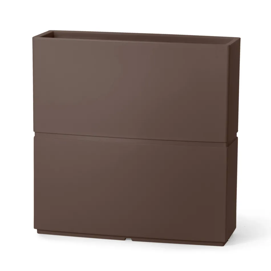 مزهرية ديكورية داخلية من البولي إيثيلين، مقاسين، صنع في إيطاليا - لامبو Viadurini