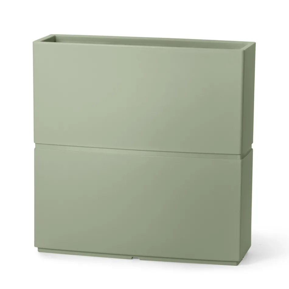 مزهرية ديكورية داخلية من البولي إيثيلين، مقاسين، صنع في إيطاليا - لامبو Viadurini