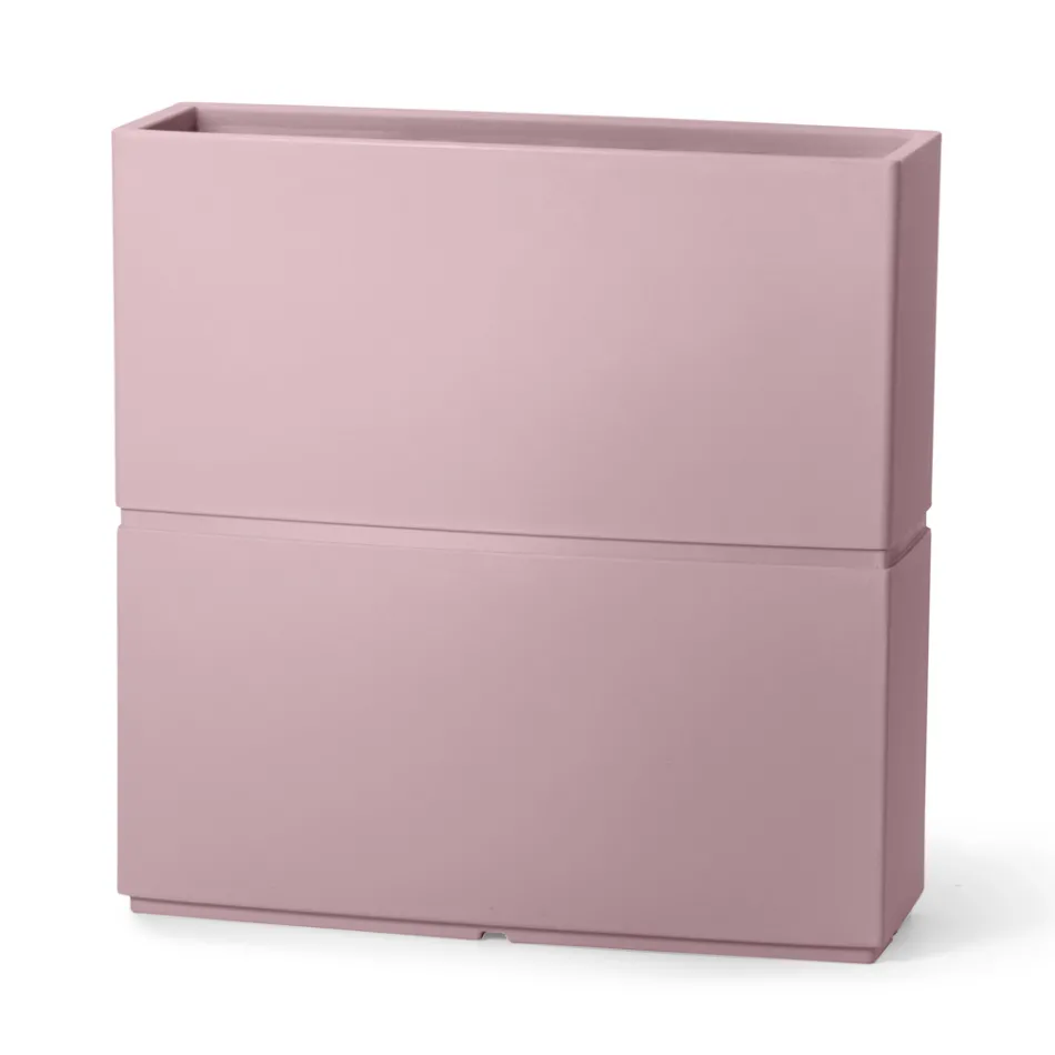 مزهرية ديكورية داخلية من البولي إيثيلين، مقاسين، صنع في إيطاليا - لامبو Viadurini