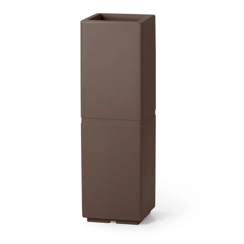 مزهرية ديكورية داخلية من البولي إيثيلين، مقاسين، صنع في إيطاليا - لامبو Viadurini