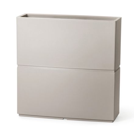 مزهرية ديكور داخلية من البولي إيثيلين، مقاسين، صنع في إيطاليا - لامبو Viadurini