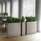 مزهرية ديكور داخلية من البولي إيثيلين، مقاسين، صنع في إيطاليا - لامبو Viadurini