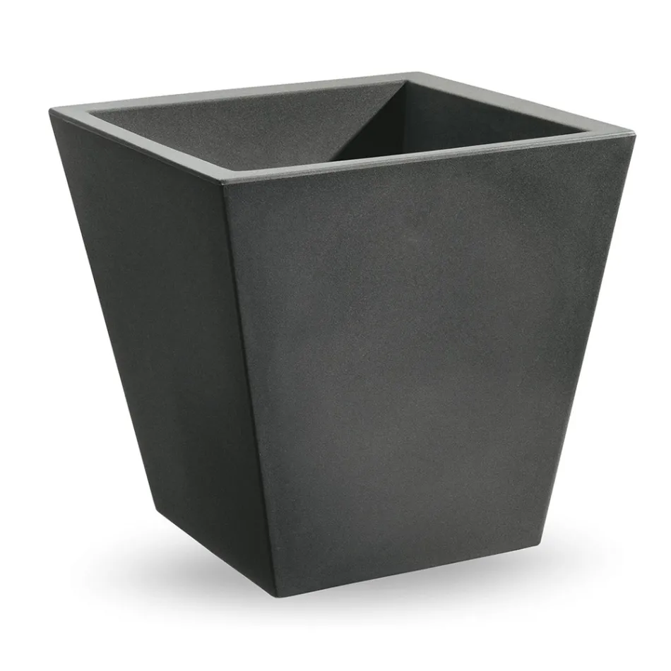 مزهرية ديكور داخلية من البولي إيثيلين الملون، صنع في إيطاليا - مينجو Viadurini