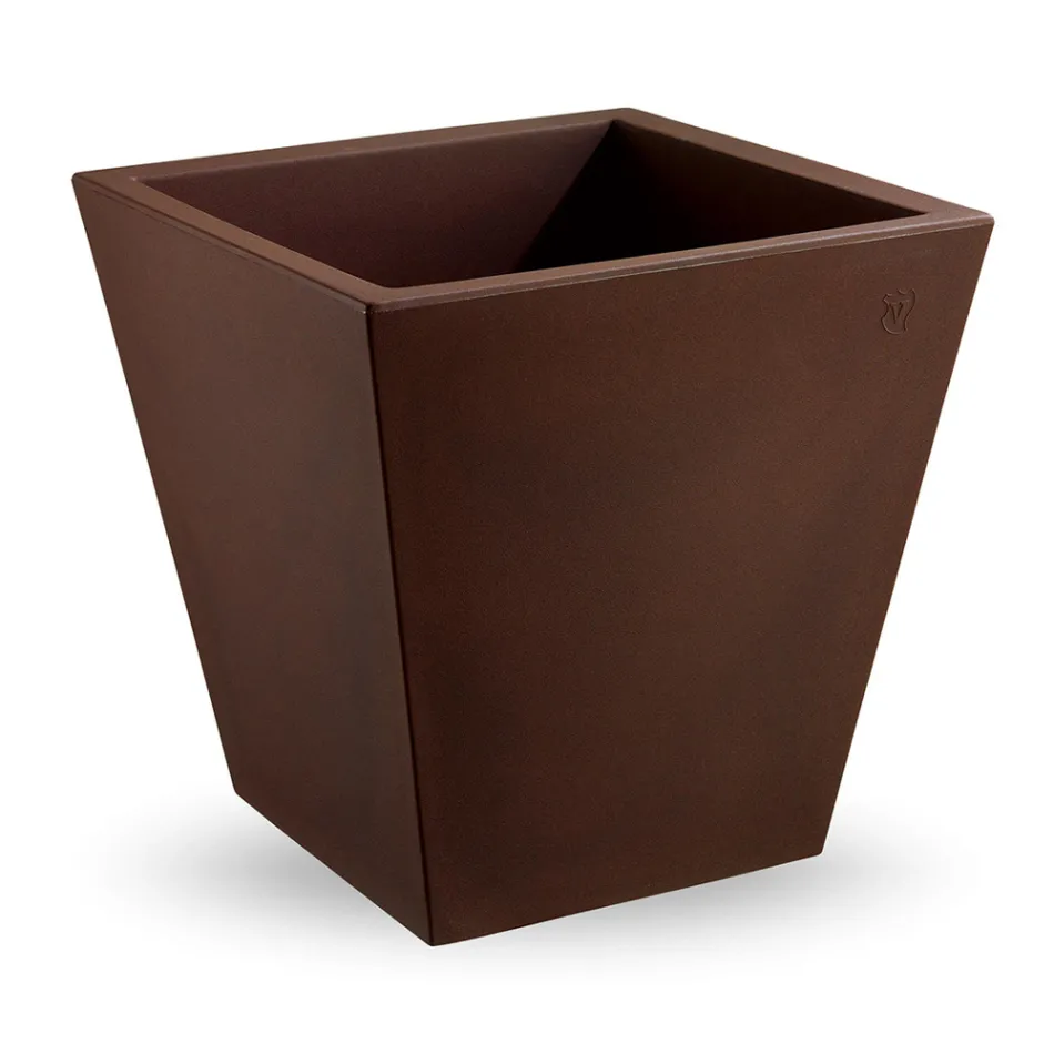 مزهرية ديكور داخلية من البولي إيثيلين الملون، صنع في إيطاليا - مينجو Viadurini