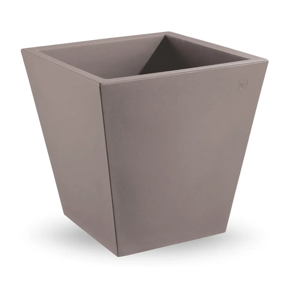 مزهرية ديكور داخلية من البولي إيثيلين الملون، صنع في إيطاليا - مينجو Viadurini