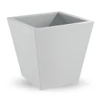 مزهرية ديكور داخلية من البولي إيثيلين الملون، صنع في إيطاليا - مينجو Viadurini