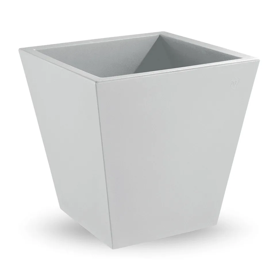 مزهرية ديكور داخلية من البولي إيثيلين الملون، صنع في إيطاليا - مينجو Viadurini