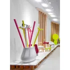 مزهرية بتصميم زخرفي من البولي إيثيلين، صنع في إيطاليا - مونيتا Viadurini