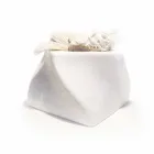 مزهرية بتصميم زخرفي من رخام بارديجليو أو كارارا، صنع في إيطاليا - بريزما Viadurini