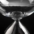 مزهرية زجاجية منفوخة مزخرفة مصنوعة يدويًا في إيطاليا - سيرينا Viadurini