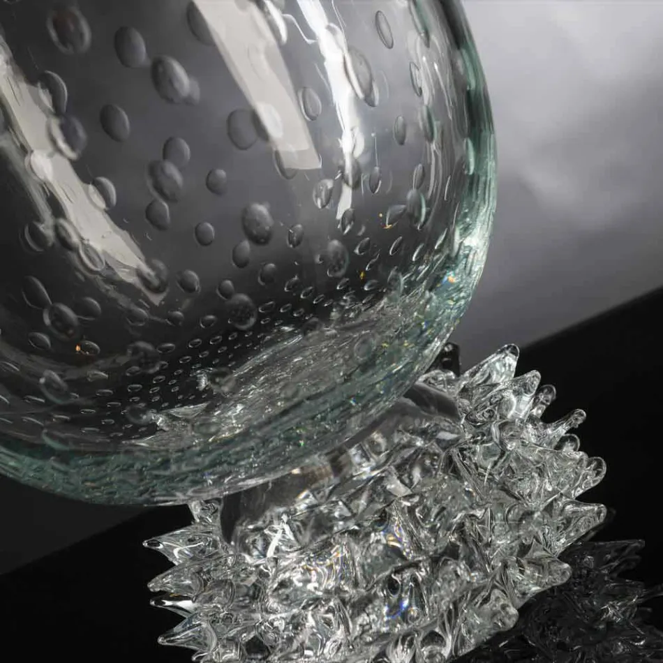 مزهرية داخلية أنيقة من زجاج مورانو، صنع في إيطاليا - كوبرنيكوس Viadurini