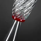 مزهرية داخلية أنيقة من زجاج مورانو المنفوخ، صنع في إيطاليا - إنفيرسو Viadurini