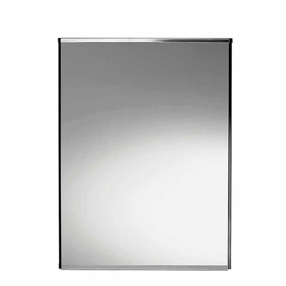 مزهرية وهيكل هندسي قائم بذاته من الخشب والفولاذ - غنّة Viadurini