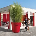 مزهرية خارجية كبيرة من البولي إيثيلين، 4 مقاسات، صنع في إيطاليا - إمبوريوم Viadurini