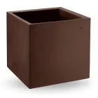 مزهرية من البولي إيثيلين الملون على شكل مكعب، صنع في إيطاليا - تونيلو Viadurini