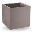 مزهرية من البولي إيثيلين الملون على شكل مكعب، صنع في إيطاليا - تونيلو Viadurini