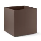 مزهرية ملونة من البولي إيثيلين على شكل مكعب، صنع في إيطاليا - تونيلو Viadurini