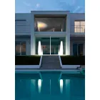 مزهرية خارجية مضيئة بإضاءة LED مصنوعة من البولي إيثيلين، صنع في إيطاليا - نادي Viadurini