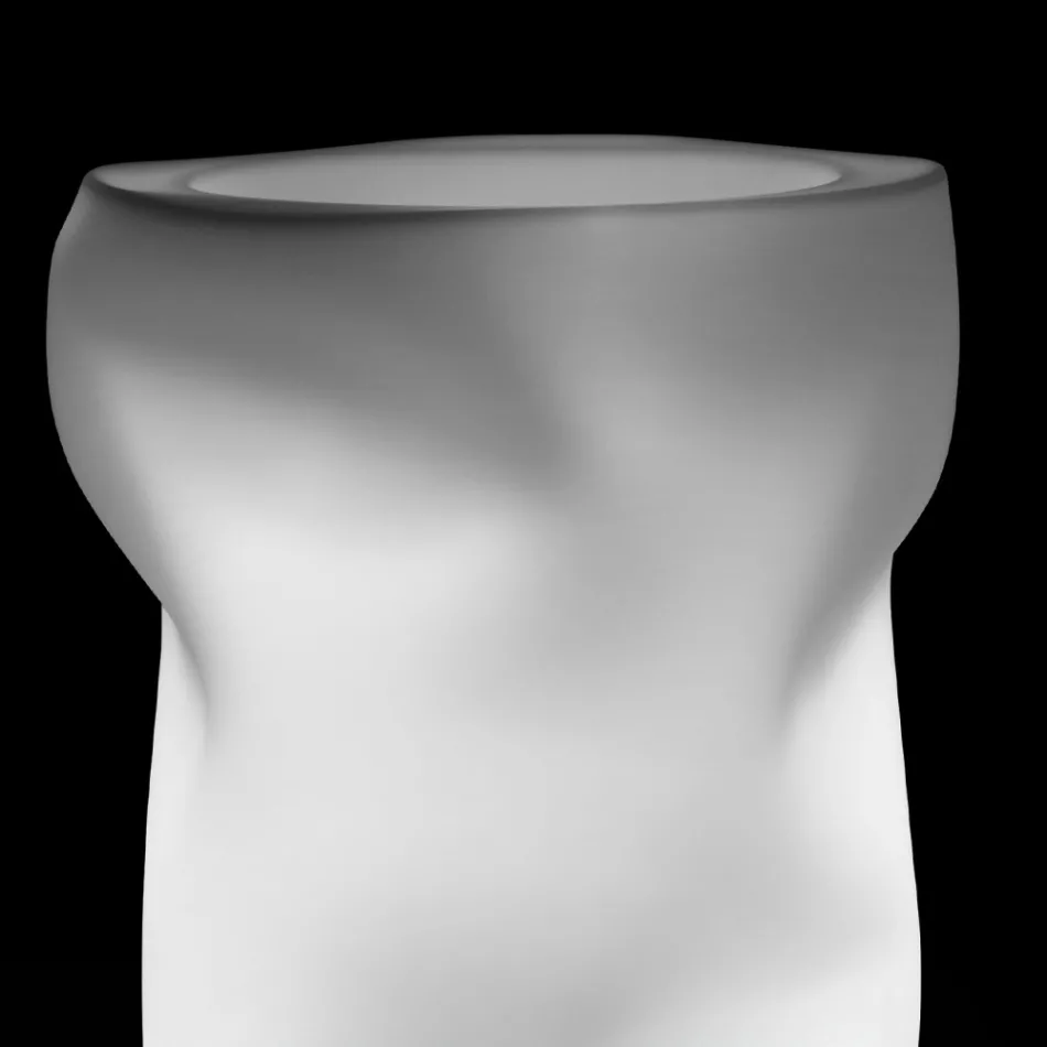 مزهرية خارجية مشرقة من البولي إيثيلين غير الشفاف مصنوعة في إيطاليا - فخورون Viadurini