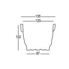 مزهرية حديقة من البولي إيثيلين اللامعة مزودة بإضاءة LED، صنع في إيطاليا - بولدو Viadurini