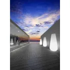 مزهرية مضيئة للتصميم الخارجي مصنوعة من البولي إيثيلين في إيطاليا - مينيا Viadurini