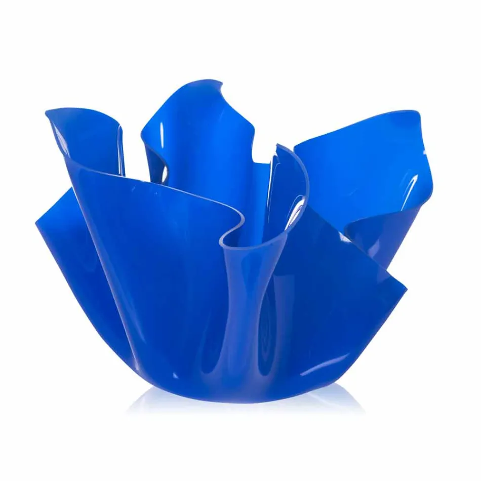 وعاء متعدد الأغراض للاستخدام الخارجي/الداخلي، أزرق بينا، بتصميم عصري، صنع في إيطاليا Viadurini