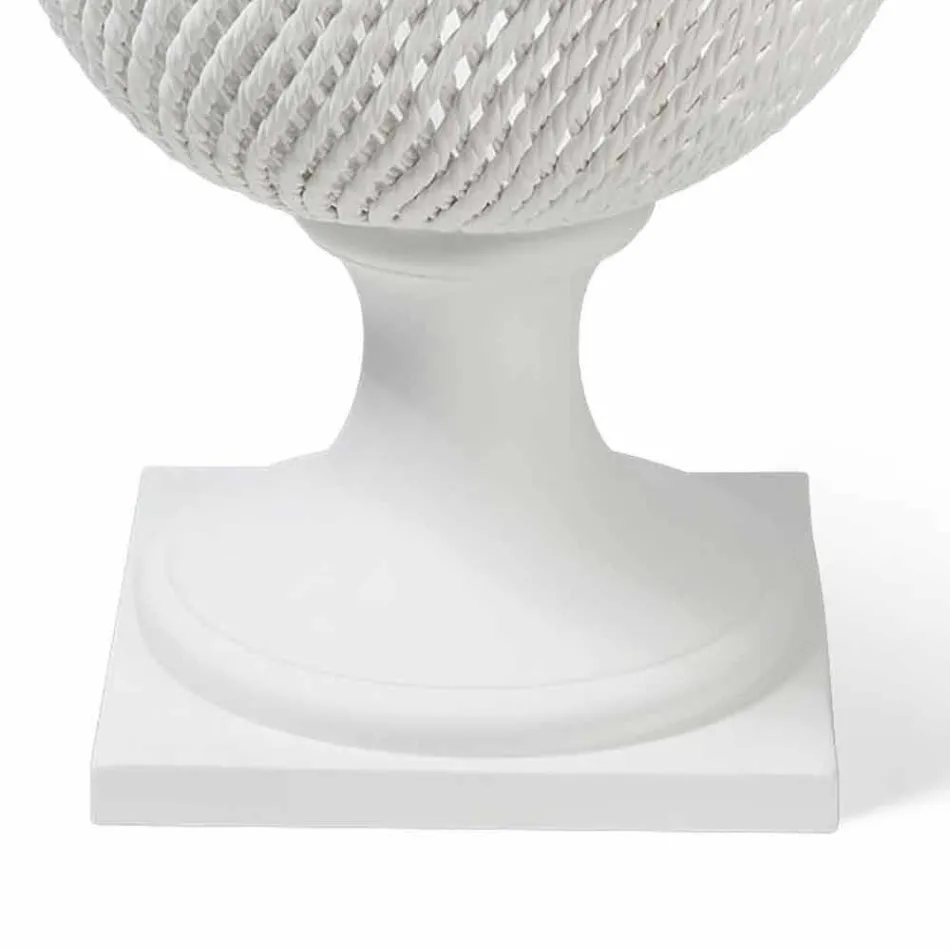 مزهرية خزفية داخلية مزخرفة مصنوعة يدويًا في إيطاليا - نابليون Viadurini