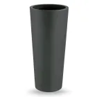 مزهرية خارجية دائرية من البولي إيثيلين الملون، صنع في إيطاليا - نيبون Viadurini