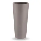 مزهرية خارجية دائرية من البولي إيثيلين الملون، صنع في إيطاليا - نيبون Viadurini