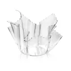 مزهرية من زجاج شبكي ملون قابلة لإعادة التدوير، قطعتان، مقاسان - غابريا Viadurini