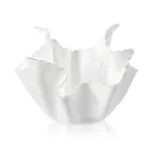 مزهرية من زجاج شبكي ملون قابلة لإعادة التدوير، قطعتان، مقاسان - غابريا Viadurini