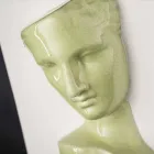 مزهرية مستطيلة حديثة من السيراميك الملون، مصنوعة يدويًا في إيطاليا - لوكاس Viadurini