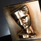 مزهرية مستطيلة حديثة من السيراميك الملون، مصنوعة يدويًا في إيطاليا - لوكاس Viadurini