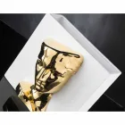 مزهرية مستطيلة حديثة من السيراميك الملون، مصنوعة يدويًا في إيطاليا - لوكاس Viadurini