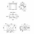 مزهرية سيراميك أرضية مع كاسيت صنع في إيطاليا - مروة Viadurini