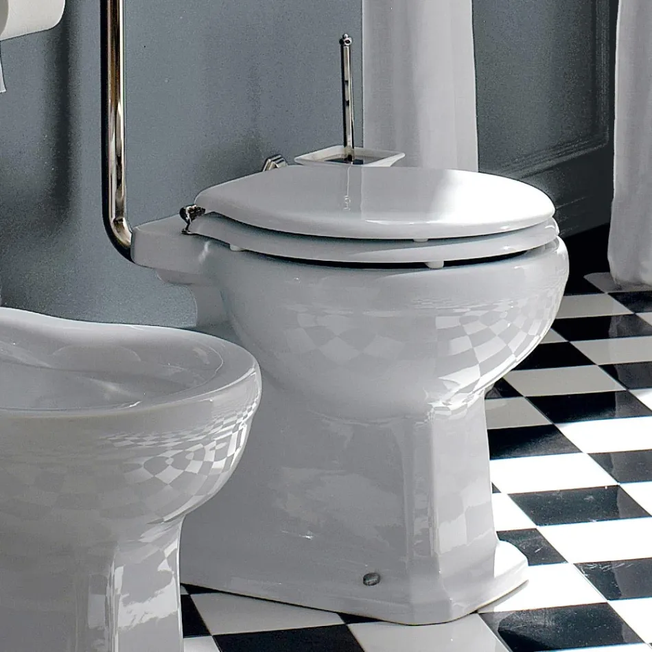 مزهرية سيراميك أرضية مع كاسيت صنع في إيطاليا - مروة Viadurini