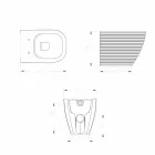 مزهرية خزفية بيضاء أو ملونة من تصميم ترابيا Viadurini