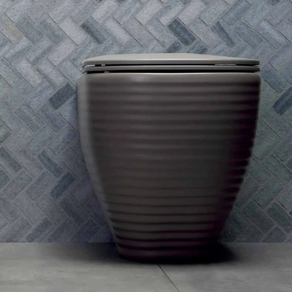 مزهرية خزفية بيضاء أو ملونة من تصميم ترابيا Viadurini