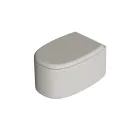 مرحاض سيراميكي معلق على الحائط بألوان متنوعة، صنع في إيطاليا - للبنات Viadurini