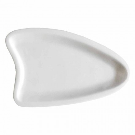 صينية مطبخ مصنوعة يدويًا من رخام كارارا الأبيض، صنع في إيطاليا - بورتوس Viadurini