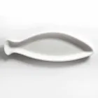 صينية مطبخ من رخام كارارا الأبيض مصنوعة يدويًا في إيطاليا - سمك Viadurini