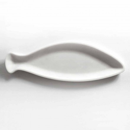 صينية مطبخ من رخام كارارا الأبيض مصنوعة يدويًا في إيطاليا - سمك Viadurini