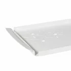 صينية تقديم مع زهور باللون الأبيض أو الأزرق أو الحديد الطيني - ماركن Viadurini