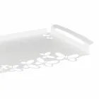 صينية تقديم بتصميم حديدي باللون الأبيض أو البيج أو العاجي، صنع في إيطاليا - لايدن Viadurini