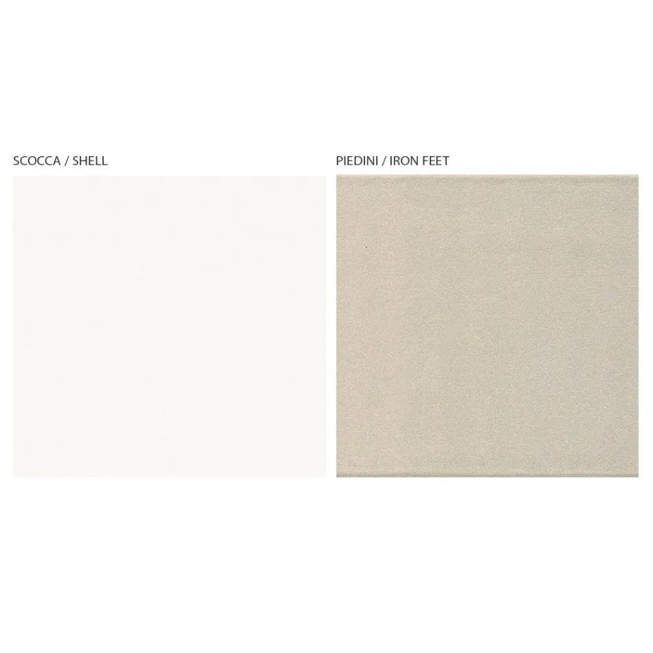 خزانة عرض لغرفة المعيشة مع باب واحد باللون الأبيض وتشطيب كاناليتو صنع في إيطاليا - جيرد Viadurini